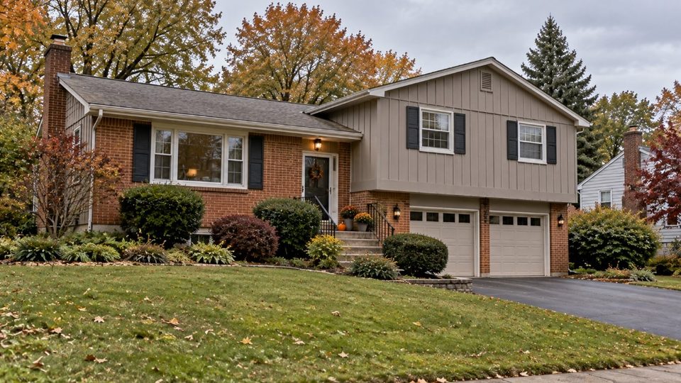 1960s and 1970s split-level housing of the kind found in Blue Bell, PA